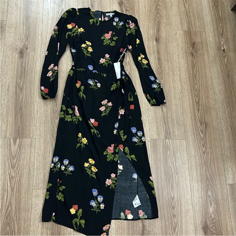 REFORMATION WRAP DRESS